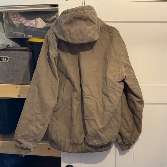 Carhartt Vintage Men's Brown Hooded Jacket XL Tall - Picture 4 of 4